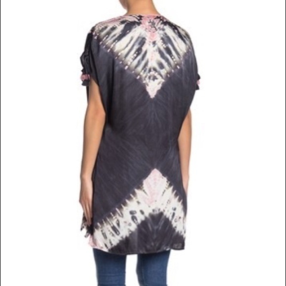 Young Fabulous & Broke Hunny Tie-Dye Tassel Tunic - Picture 3 of 9